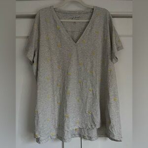 Evy’s Tree V-Neck Star Tee, 2X